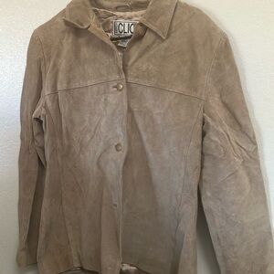 Clio Tan Leather Jacket
